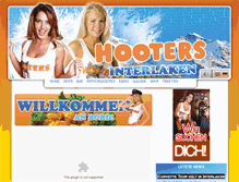 Tablet Screenshot of hooters-interlaken.ch